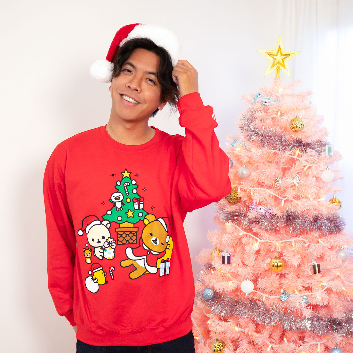 Rilakkuma Red Christmas Sweatshirt – JapanLA